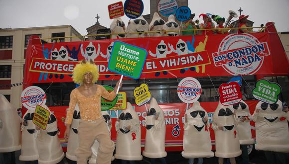 APROPO realiza la campaña en las principales calles de la capital. (Foto: Difusión)