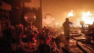 Rímac: Incendio en el Mercado de Flores consume 160 puestos a puertas de San Valentín