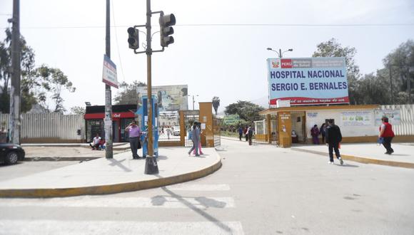 El hospital Sergio Bernales está ubicado en la zona de Collique, en Comas. (GEC)