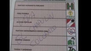 Electores mostraron rechazo a elecciones con tachas a cédulas de votación