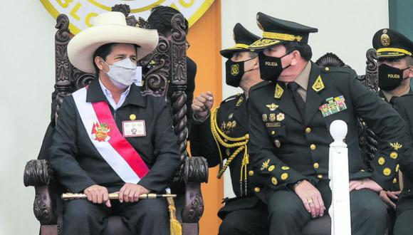 Nueve generales PNP pagaron para ascender durante el gobierno de Pedro Castillo, según la Fiscalía. Foto: Ministerio del Interior