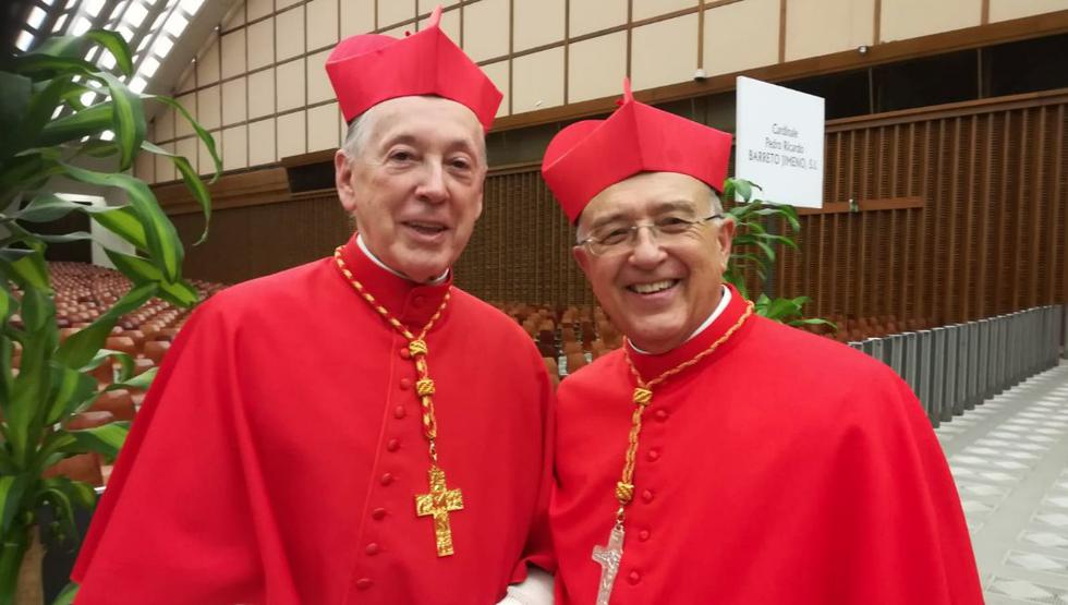 Desde hoy, el Perú tiene dos cardenales: Juan Luis Cipriani y Pedro Barreto. (Arzobispado de Lima)