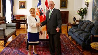 Pedro Pablo Kuczynski y Michelle Bachelet se reunieron en Santiago de Chile