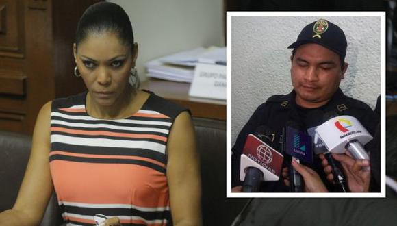 Hijo de Cenaida Uribe acusado de agredir físicamente a policía. (Perú21/Brian Matías)