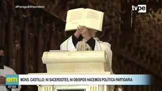 Mons. Castillo afirma que ni sacerdotes ni obispos pueden hacer política partidaria