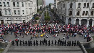 ‘Toma de Lima’:  Cuatro estaciones del Metropolitano son cerradas por marcha