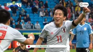 Uruguay vs. Japón: Miyoshi aprovechó mal despeje de Muslera y pone el 2-1 en Copa América 2019 | VIDEO