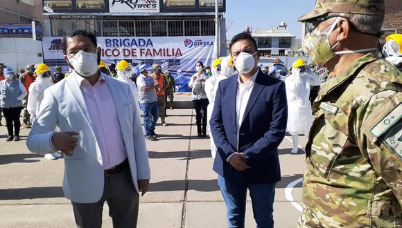Junín: Fernando Orihuela participó en una campaña de diagnóstico precoz de pacientes asintomáticos en la cooperativa Santa Isabel, en Huancayo.