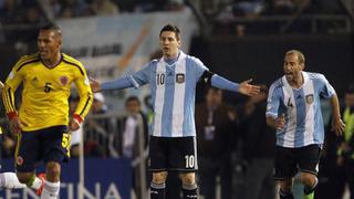 Argentina de Lionel Messi no pudo doblegar a Colombia