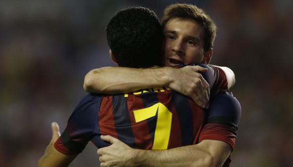 CON EL MEJOR DEL MUNDO. Messi lleva seis goles en el torneo español y es el máximo artillero. (Reuters)