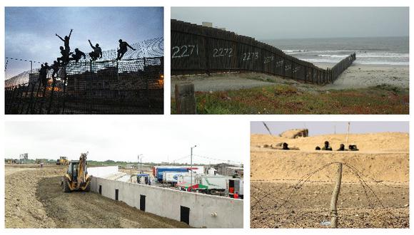 Muros construidos en algunos países como EE.UU., Israel, Ceuta y Ecuador (El Comercio/AP/Tokitan.tv/Aberlardo Malpica).