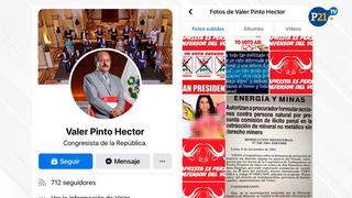 Los indignantes posts de Héctor Valer en Facebook donde publica falsos desnudos de Verónika Mendoza