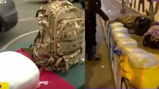 ‘Los Chamos Mochileros’: Caen 3 extranjeros con 20 kilos de droga en maletines 