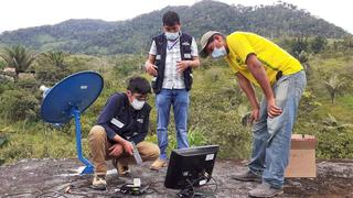 Instalan TV nacional después de 12 años de inoperatividad en centro poblado de Pasco