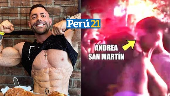 Andrea San Martín volvió a convertirse en protagonista de un ‘ampay’ de “Amor y Fuego”.