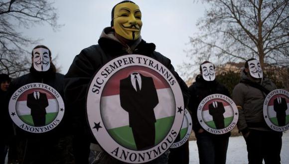 Anonymous ha bloqueado el acceso temporal a varias páginas web. (AP)
