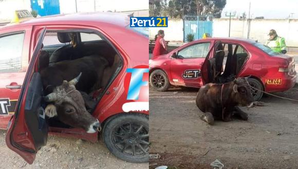 El vehículo fue encontrado estacionado a espaldas del estadio municipal del distrito de San Jerónimo.