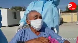 Piura: hombre de 70 años venció al COVID-19 y sale del hospital cantando ‘Amor Eterno’ [VIDEO]