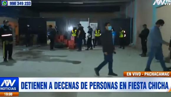 Los detenidos fueron llevados a la comisaría de Pachacámac. (ATV)