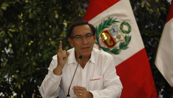 Martín Vizcarra asegura que no habrá necesidad de ampliar la emergencia si todos los peruanos acatan el aislamiento en estos diez días que faltan. (Foto: Piko Tamashiro / GEC)