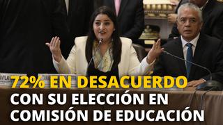 Datum:72% de peruanos en desacuerdo con elección de Tamar Arimborgo