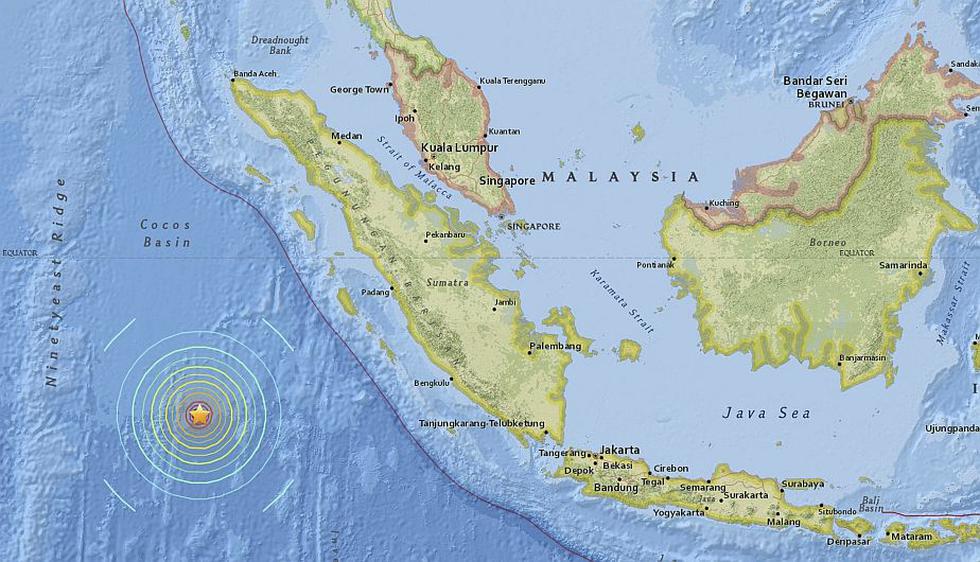 Indonesia levantó alerta de tsunami tras terremoto de magnitud 7.9. (EFE)