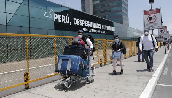 Según estimó el MTC, se espera que 55.939 pasajeros salgan o lleguen al Perú, mediante vuelos internacionales, del 1 al 10 de noviembre. (Foto: Leandro Britto / GEC)