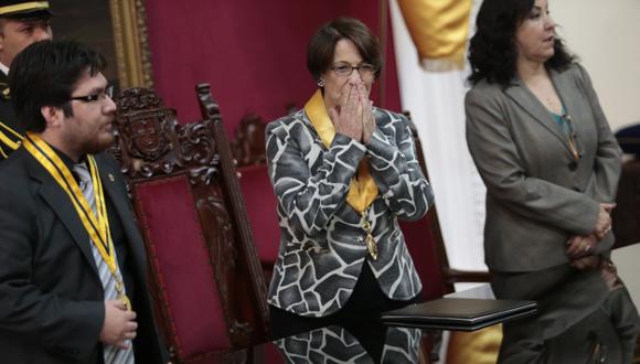Viento a favor. Alcaldesa de Lima, Susana Villarán, respira más tranquila tras decisión del JNE. (César Fajardo)