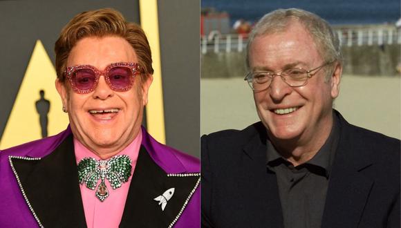 Reino Unido apuesta por Elton John y Michael Caine para convencer a los mayores de que se vacunen contra el COVID-19. (Foto: AFP)