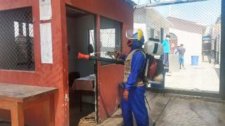 Tacna: fumigan penal  de varones como medida preventiva frente a posible segunda ola