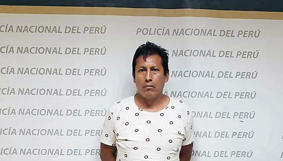 Sujeto acusado de violar a su hija de 21 años en La Libertad. (Foto: PNP)