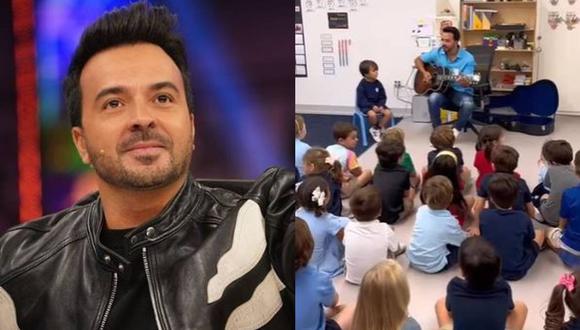 Luis Fonsi emocionado por concierto que ofreció en colegio de su hijo: “Un público muy exigente”. (Foto: Instagram).