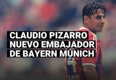Bayern Múnich nombró a Claudio Pizarro como nuevo embajador