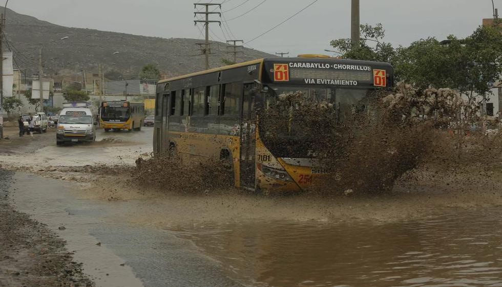 Carabayllo: Intensa lluvia deja decenas de viviendas inundadas. (David Huamaní)