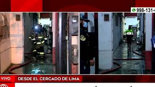Cercado de Lima: Un muerto deja la deflagración de balón de gas