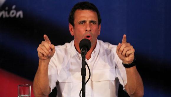 CONFIADO. Henrique Capriles cree que se darán nuevos comicios por el flagrante fraude. (AP)