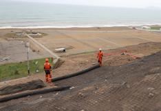 Costa Verde: Instalan geomallas protectoras en Malecón Castagnola para prevenir deslizamientos