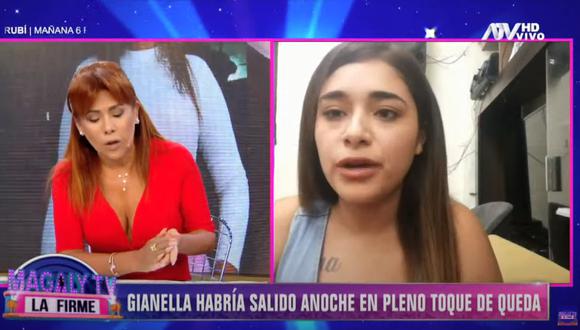 Gianella Ydoña está dispuesta a pasar pruebas toxicológica para demostrar que no consume drogas. (Foto: Magaly TV La Firme)