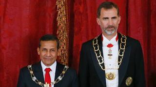 Ollanta Humala viajará a España para reunirse con el rey Felipe y Mariano Rajoy