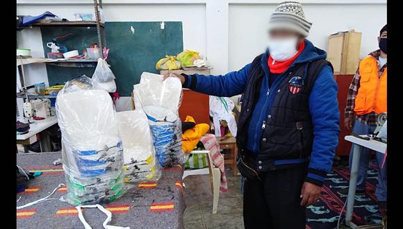 Arequipa: reclusos fabrican protectores faciales para COVID-19 y hacen ventas al por mayor y menor