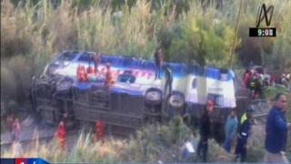 Chosica: Ya son 2 los fallecidos por caída de ómnibus a un abismo [Video]