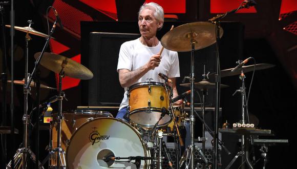 Murió Charlie Watts, batería de los Rolling Stones. (Foto: AFP).