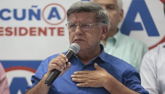 César Acuña sobre posible fallo del JNE: “Tengo fe que seguiré siendo candidato”. (Roberto Cáceres)