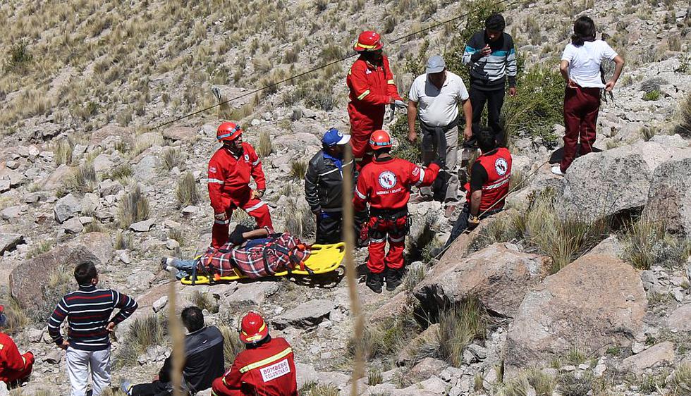 Caída de un bus a abismo dejó 26 muertos en Apurímac. (Marcelino Huaraca/Diario Expresión)