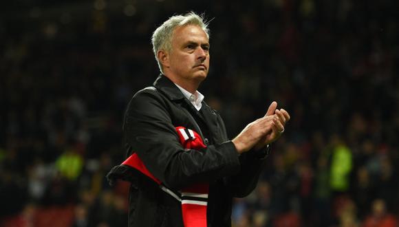José Mourinho tiene contrato con Manchester United hasta el 2020 (Foto: AFP).