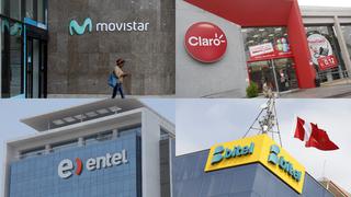 Claro, Movistar, Entel y Bitel piden a usuarios cumplir con pago de recibos “dentro de los plazos”