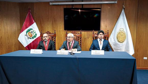 LOS ELEGIDOS. Frank Almanza y Marcial Páucar declinaron integrar el equipo especial Lava Jato. (Foto: Hugo Pérez/GEC)