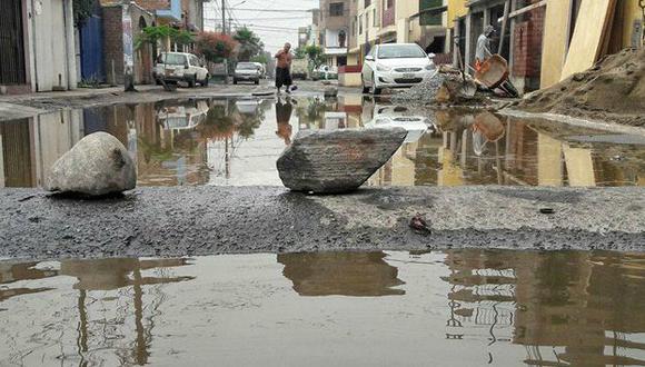 Comas es el distrito donde se reportan más problemas, tras la lluvia  (Foto: Renzo Salazar)