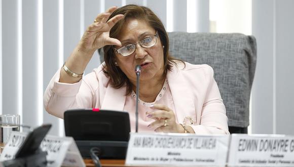 La congresista de Peruanos por el Kambio, Ana María Choquehuanca, señaló que su bancada debería tener una posición en bloque en respaldo de Martín Vizcarra. (Foto: GEC)