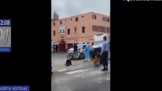 Cercado de Lima: se registró choque entre auto y ambulancia en la avenida Guzmán Blanco [VIDEO]